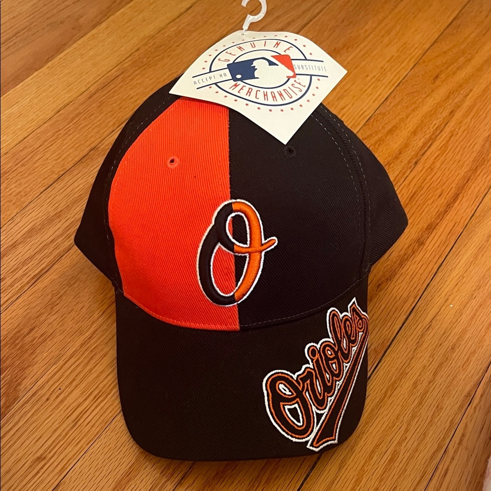 Genuine Merchandise Black and Orange Cap